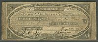 Belchertown, Massachusetts, MA-75; G12,  August 15, 1827 $3 Farmers Bank, VF, 852